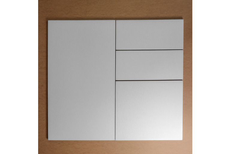 Фасад для кухни МДФ 56,8x39,7 см белый матовый